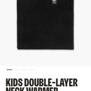 Turtle Fur Kids Black Neck Warmer